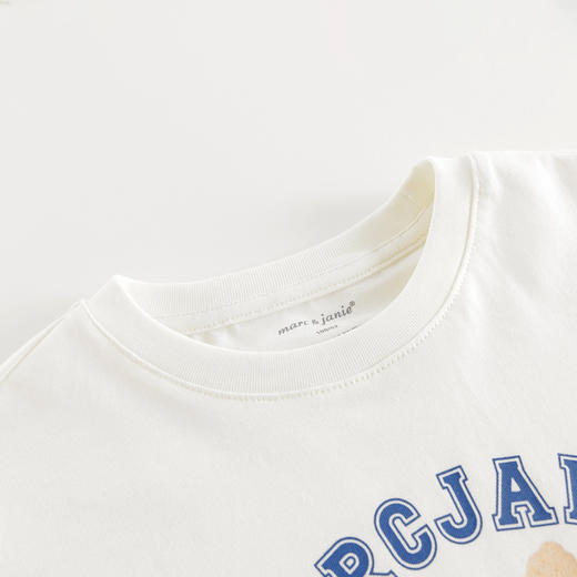 【凉感透气】马克珍妮女童兔兔玩偶短袖T恤2025年夏装新款550686 商品图4