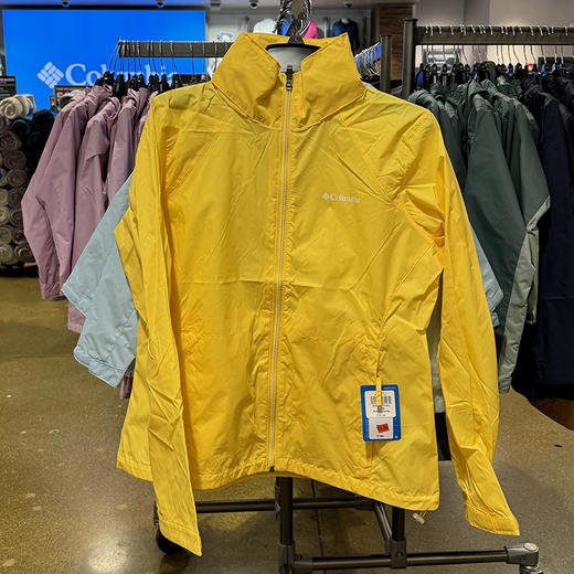 Columbia/哥伦比亚 女士WATERPROOF 可隐藏帽立领防水外套 可收纳 商品图2
