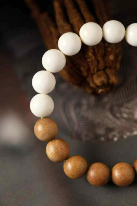 老山檀香-鹿角【鸣安】手串10mm*19颗 商品图3