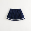 马克珍妮女童复古学院撞色百褶短裙半身裙儿童裙子秋装新款241502 商品缩略图2