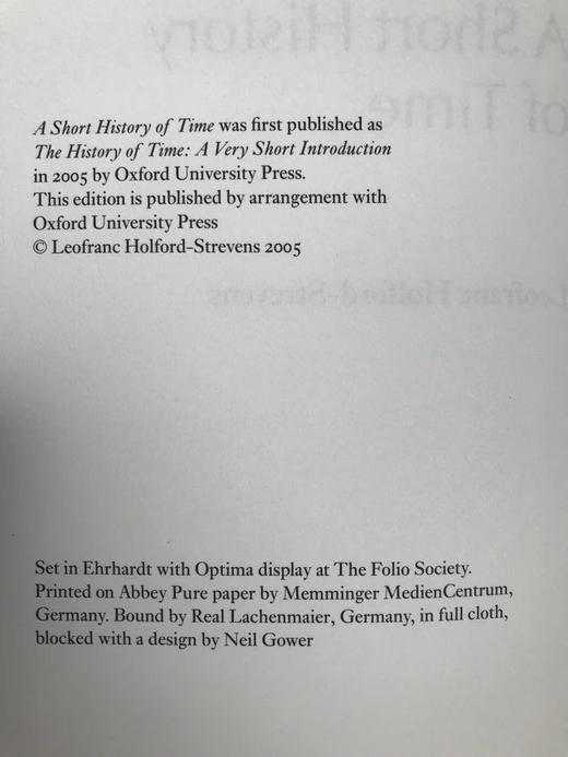 英国古典学者斯特雷文斯《时间简史》 26幅插图 精装32开带书匣 商品图3