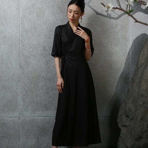 吉祥衣家中国风新中式复古女装2025新款春夏款休闲女装来仪连衣裙 商品图3