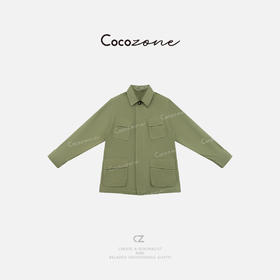 COCO ZONE 刘一一 25春季复古设计感多口袋女式外套CD2A0451