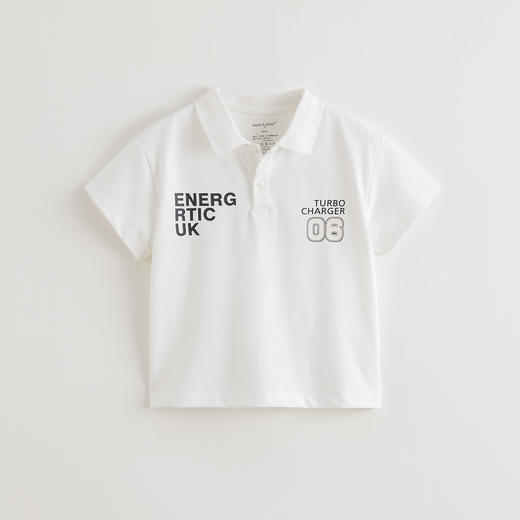 【凉感快干】马克珍妮男童机车运动polo衫短袖T恤夏装新款550559 商品图4