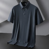 【冰丝】【DZP】大依优型大码短袖POLO衫运动翻领大码夏季商务冰丝弹力上衣休闲半袖体恤男士 商品缩略图6