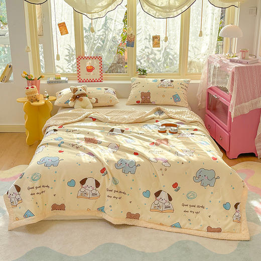 【A类豆豆被夏凉被】水洗棉夏被 薄款儿童被子被芯 夏天空调被可机洗  商品图11