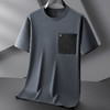 【丝光棉】【DPF】大依优型大码短袖T恤圆领加肥加大丝光棉夏季肥佬时尚潮流半袖男士上衣胖子 商品缩略图1