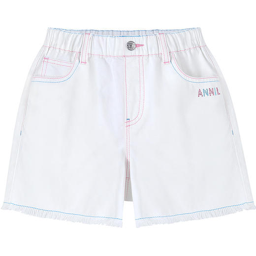 【实体店同款】女童全腰短裤夏季新款安奈儿童装AG526680 商品图5