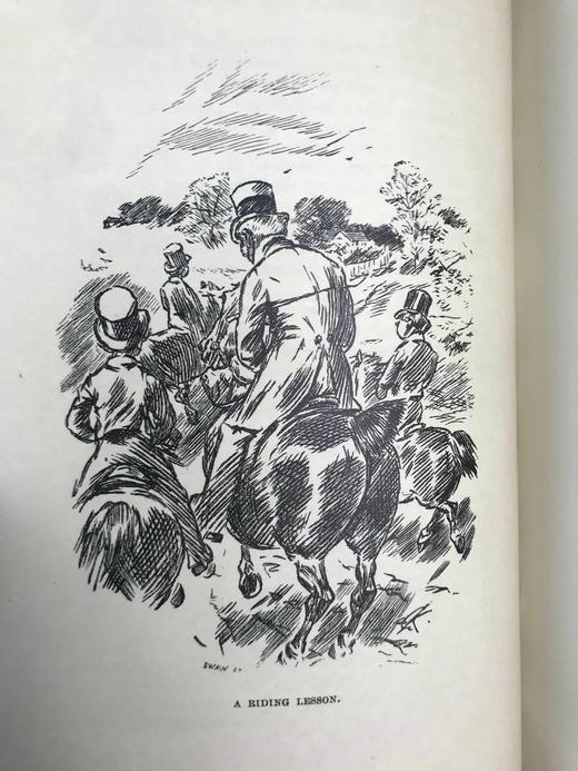 1911年 萨克雷《委婉集》 数十幅插图 真皮精装16开 商品图8