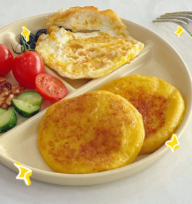 优选拾沃香煎玉米浆包|2根玉米=一个浆包，早餐/下午茶/宵夜好吃又健康