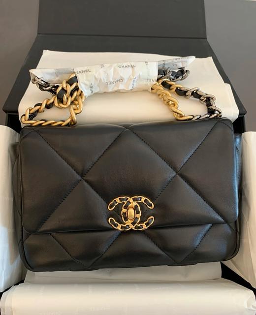 秒代工厂小香19bag嫩羊皮复古链条包 商品图9