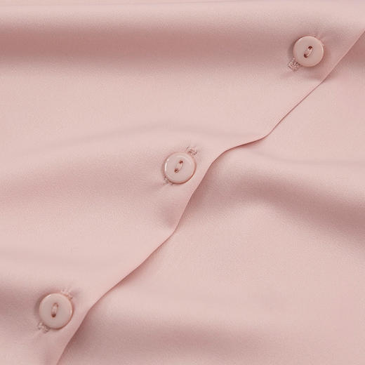 茧墨 法式浪漫飘带丝滑段面衬衫 商品图3