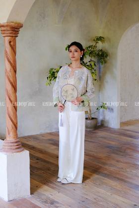 【门店同款】ENJOY夏季云敛-春光推盏醉花晓梦中式外套 162252761