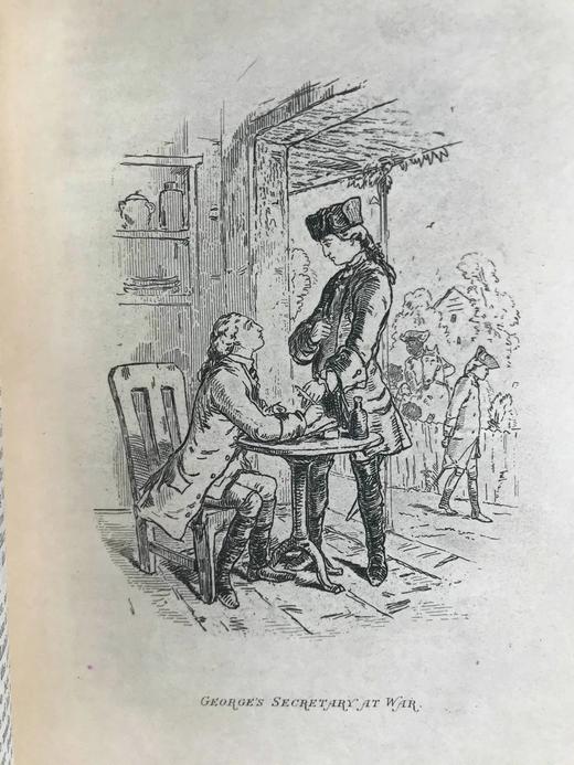 1911年 萨克雷《弗吉尼亚人》（全2卷） 数十幅插图 真皮精装16开 商品图7