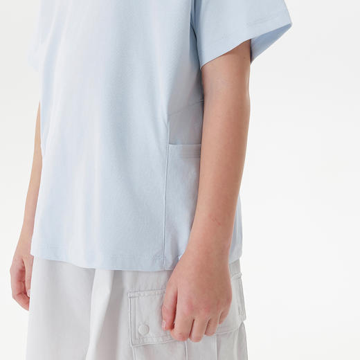 【速干防晒】马克珍妮男童侧边大口袋运动短袖T恤夏装新款550563 商品图4