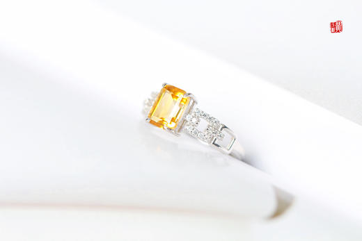 【荟蔚】黄水晶戒指 商品图4