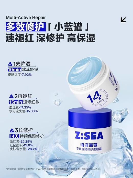 【人气热卖】海洋至尊专研屏障修护面膜霜5g*14 商品图2