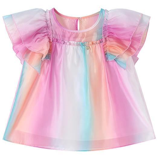 【实体店同款】女童短袖上衣夏季新款安奈儿童装AG521669 商品图6