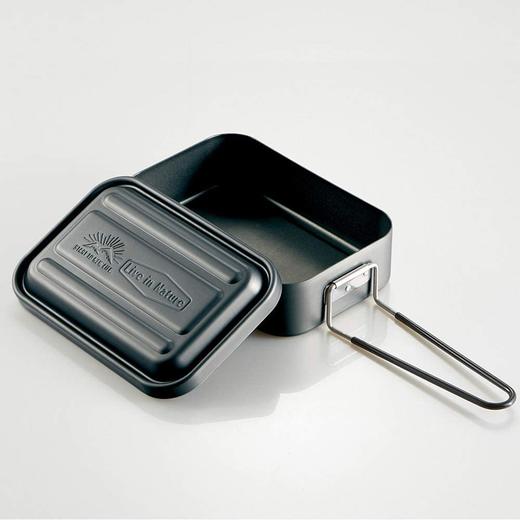 日本进口Skater铝制饭盒黑色 商品图3