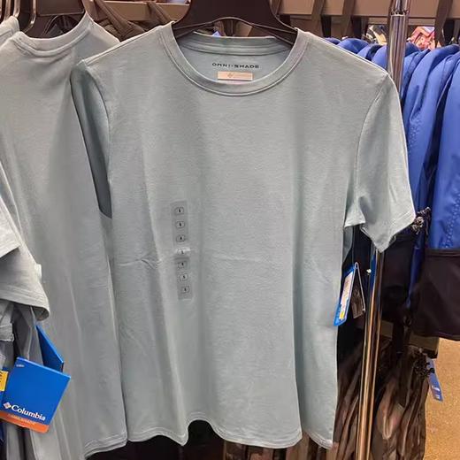 Columbia/哥伦比亚 50UPF 女士户外印花弹力防晒速干圆领短袖T恤 商品图1