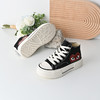 经典鲨2025春季新品时尚高帮百搭圆头系带平底潮流休闲鞋板鞋女KW142-517071 商品缩略图3