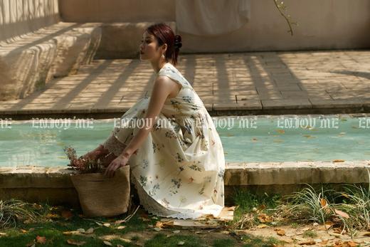 【门店同款】ENJOY夏季“悠然之境”植物印花连衣裙 162255701 商品图2