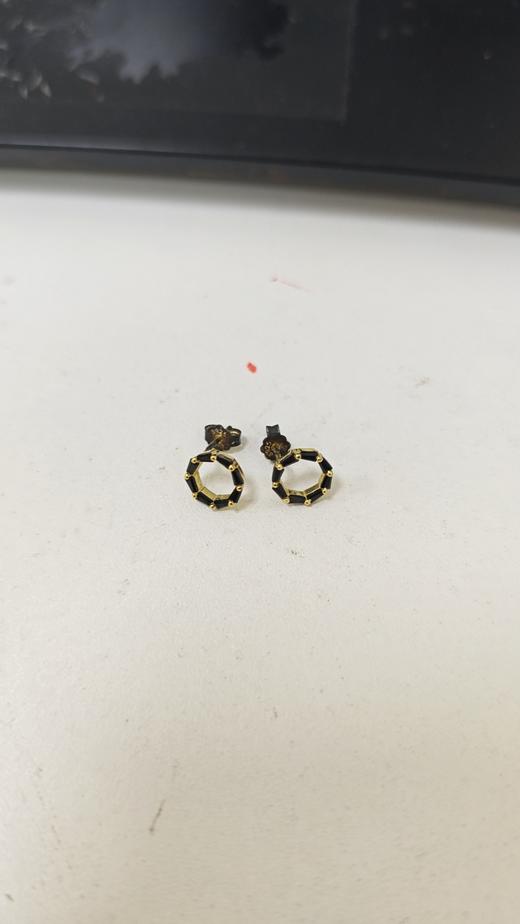 BYGS095841-A0-A0 周六福 潮款925银耳钉时尚简约耳坠女 商品图3