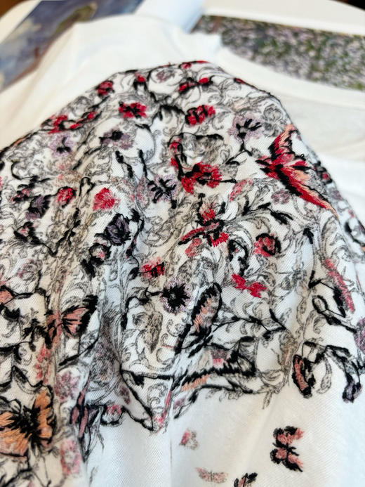 Di*r 25 春夏 T 恤|满满手工刺绣 商品图7