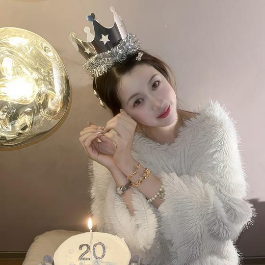 流苏皇冠生日帽 商品图0