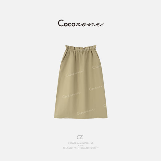 COCO ZONE 刘一一 25新款美式休闲设计感松紧腰半身裙CD2A0350 商品图2