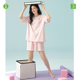 【专柜大牌同款】【超柔软莫代尔】春夏季A类短袖睡衣 清凉抑菌防螨轻运动薄款家居服