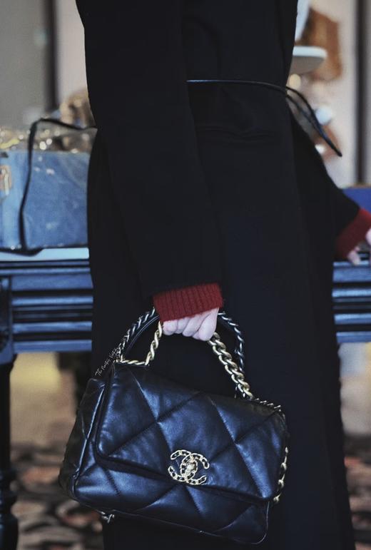 秒代工厂小香19bag嫩羊皮复古链条包 商品图8