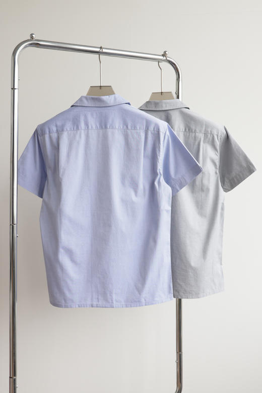 P0L0 纯棉牛津纺面料短袖衬衫 TX424 商品图5