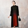 吉祥衣家新中式典雅气质中国风复古时尚大气秋冬女装凤鸣声连衣裙 商品缩略图1