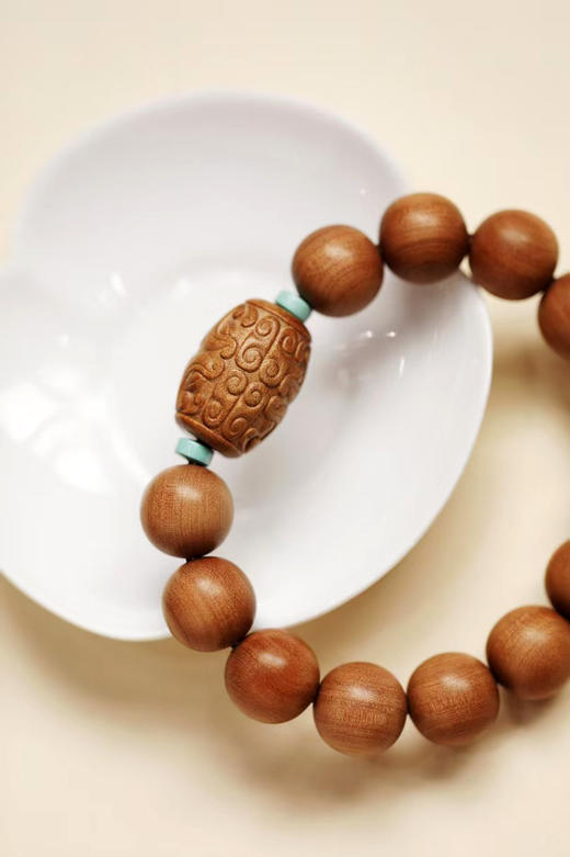 善洲°原创老山檀香手串15mm*13颗 商品图6