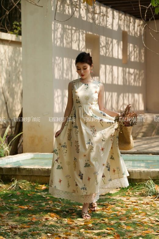 【门店同款】ENJOY夏季“悠然之境”植物印花连衣裙 162255701 商品图4