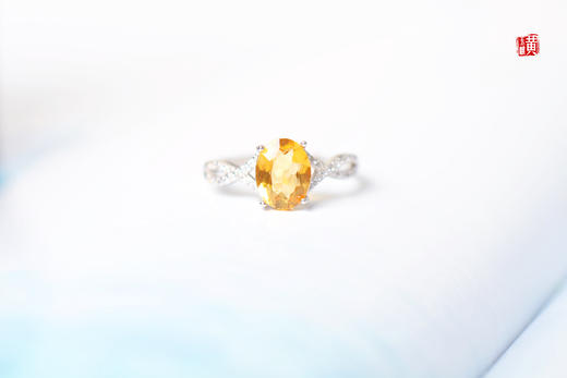 【兮若】黄水晶戒指 商品图3