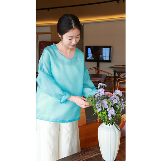 【抖音专属】新中式上衣（25708129无云-设计师） 商品图3