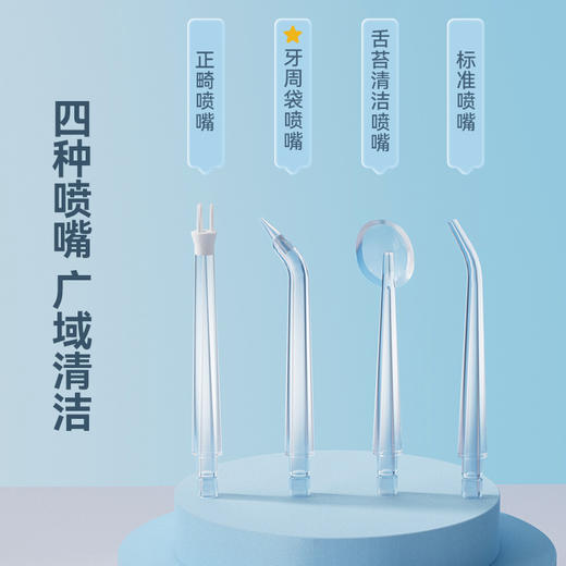 【轻松洗牙！清新口气】冲牙器家用便携式电动洗牙器口腔清洁冲洗手持水牙线。ry 商品图2