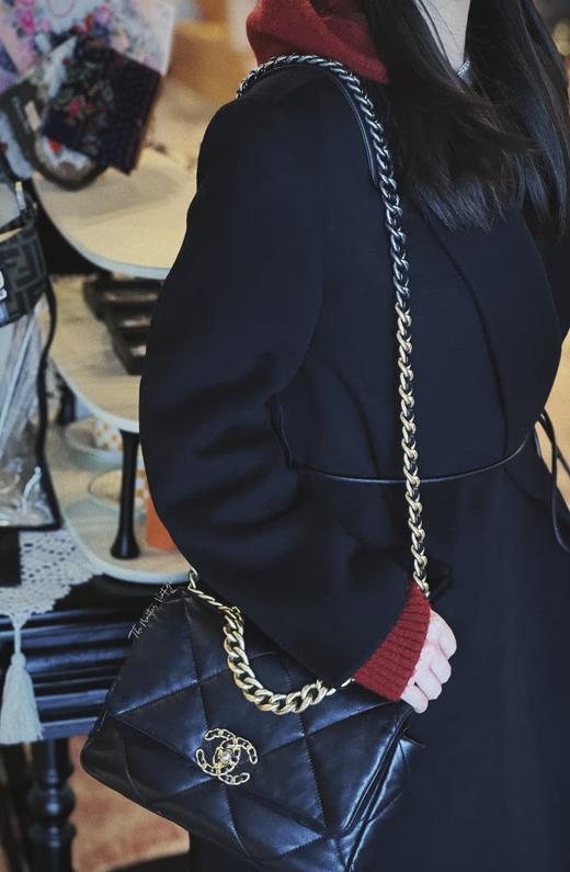 秒代工厂小香19bag嫩羊皮复古链条包 商品图5