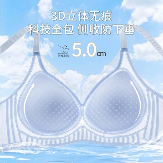 【69元2件】夏季薄款透气清凉不闷热内衣 无钢圈软支撑无痕文胸罩 商品图1