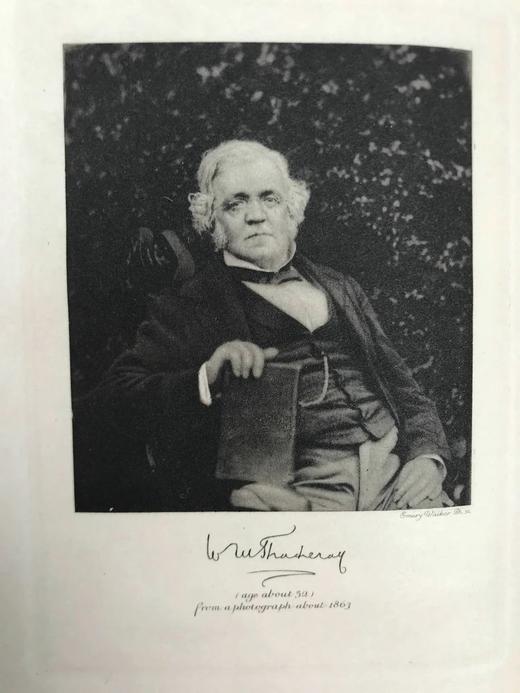 1911年 萨克雷《委婉集》 数十幅插图 真皮精装16开 商品图2