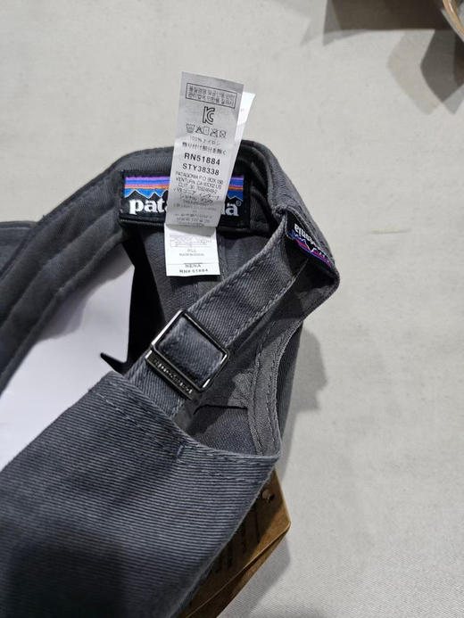 原单正品 patagonia  2025新品重水洗棒球帽，鸭舌帽纯棉做旧软顶遮阳帽户外休闲太阳帽，男女同款！！头围大小可调。
五个色 商品图8