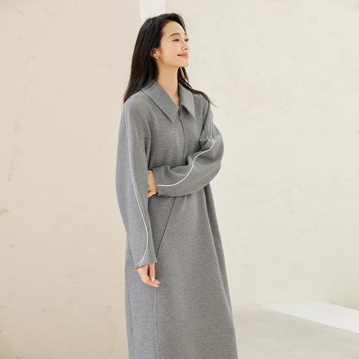 IC 新款秋冬设计感加厚气质针织连衣裙女优雅高级通勤裙子 商品图2