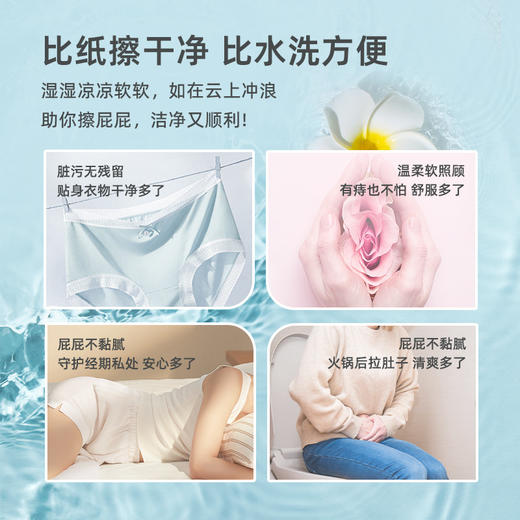 特价🔥【19.9元湿厕纸3盒】湿厕纸家用旅游外出小包便携一次性婴儿儿童专用湿厕巾擦屁股湿巾 商品图1