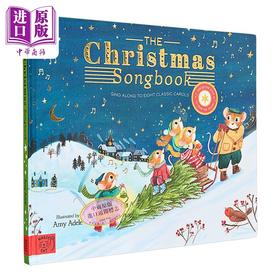 【中商原版】发声书 新年的歌声 Amy Adele The Christmas Songbook 英文原版 儿童活动与玩具书 精装精品绘本 绘本童书3岁+