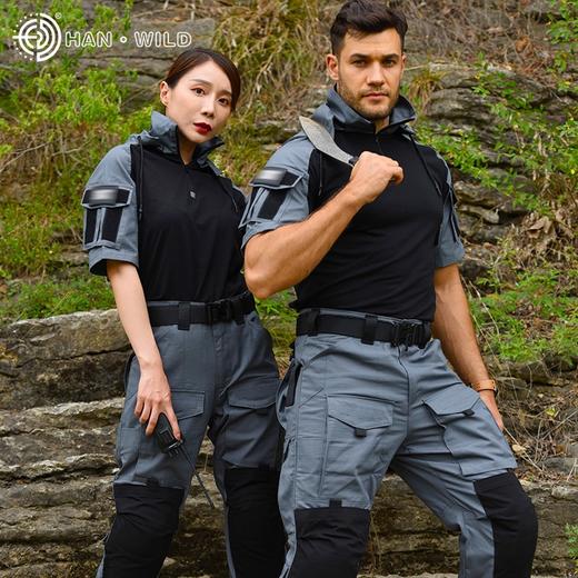 【硬朗简约 耐磨防刮透气】龙甲短袖作战训练服蛙服ds(hy) 商品图3