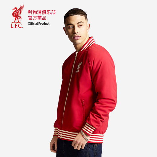 【官网同款】利物浦俱乐部 | 春季红色香克利飞行夹克外套刺绣 商品图2