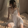 【性感睡裙】法式浪漫吊带蕾丝网纱露背睡裙 纯欲诱惑性感甜美情趣内衣睡衣6012 商品缩略图11