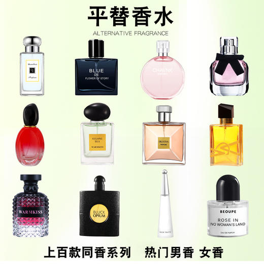 【轻奢淡香！引起他的注意力】爆款反转巴黎女士香水持久留香黑鸦男士香水网红平替香水。ry 商品图2